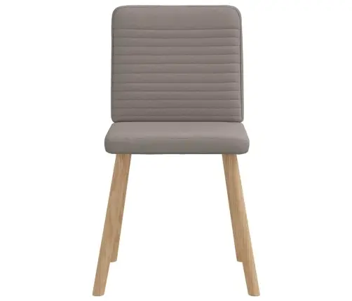 Valgomojo Kėdės, 6Vnt., Taupe Spalvos, Audinys