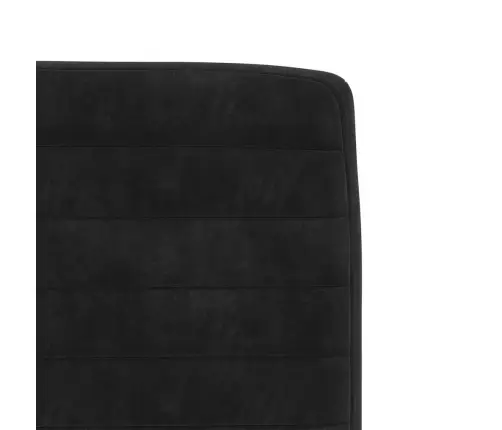 Virtuves Krēsli, 6 Gab., Melns Samts Vidaxl