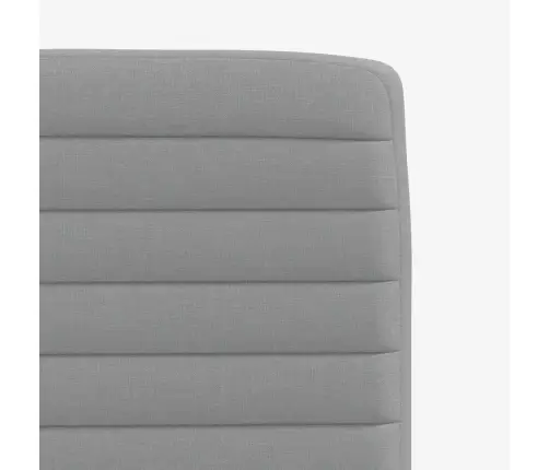 Virtuves Krēsli, 6 Gab., Gaiši Pelēks Audums Vidaxl