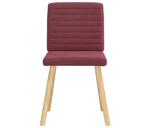 Virtuves Krēsli, 6 Gab., Vīnsarkans Audums Vidaxl Virtuves Krēsli, 6 Gab., Vīnsarkans Audums Vidaxl