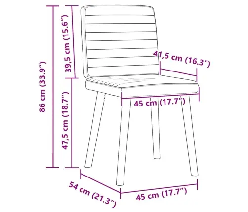 Söögitoolid 6 Tk, Kreemjas, Kangas