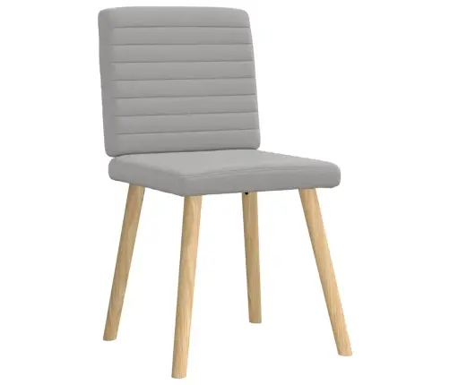 Virtuves Krēsli, 6 Gab., Mākonis Pelēks Audums Vidaxl