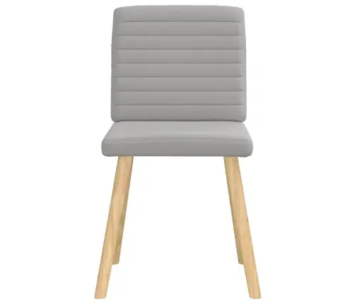 Virtuves Krēsli, 6 Gab., Mākonis Pelēks Audums Vidaxl