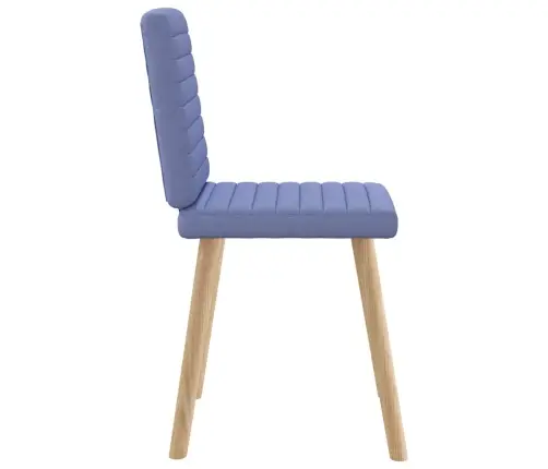 Valgomojo Kėdės, 6Vnt., Džinso Mėlynos Spalvos, Audinys Valgomojo Kėdės, 6Vnt., Džinso Mėlynos Spalvos, Audinys