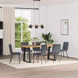 Söögitoolid 6 Tk, Tumehall, Samet