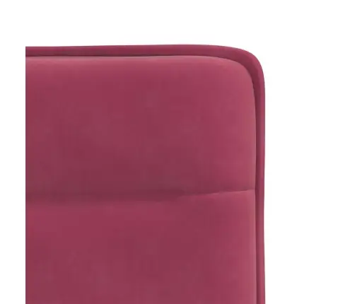 Virtuves Krēsli, 6 Gab., Vīnsarkans Samts Vidaxl