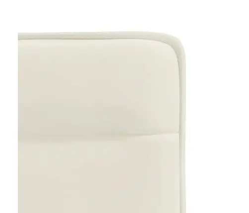 Valgomojo Kėdės, 6Vnt., Kreminės Spalvos, Aksomas