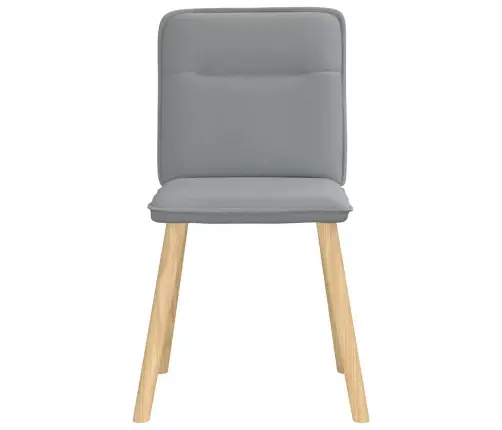 Valgomojo Kėdės, 6Vnt., Šviesiai Pilkos Spalvos, Audinys Valgomojo Kėdės, 6Vnt., Šviesiai Pilkos Spalvos, Audinys