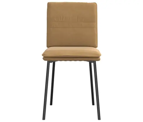 Virtuves Krēsli, 6 Gab., Brūns Samts Vidaxl