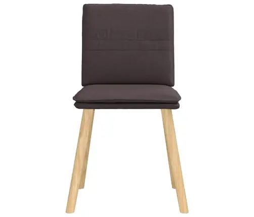 Valgomojo Kėdės, 6Vnt., Tamsiai Rudos, Audinys (3X324165) Valgomojo Kėdės, 6Vnt., Tamsiai Rudos, Audinys (3X324165)