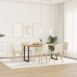 Virtuves Krēsli, 6 Gab., Lins Vidaxl