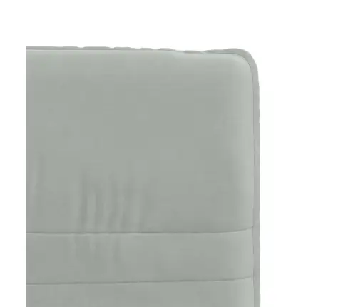 Virtuves Krēsli, 4 Gab., Gaiši Pelēks Samts Vidaxl