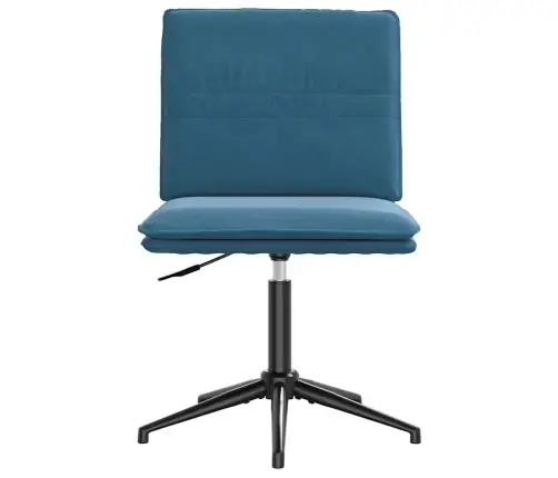 Valgomojo Kėdės, 4Vnt., Mėlynos Spalvos, Aksomas