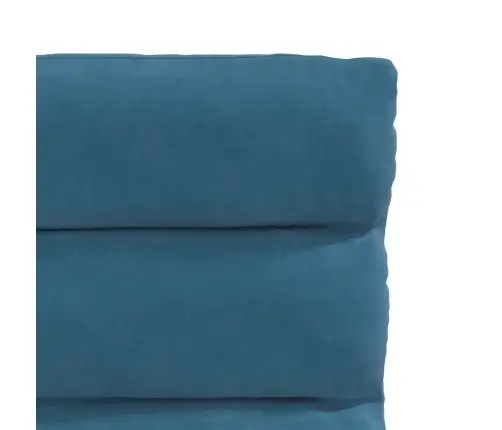 Valgomojo Kėdės, 6Vnt., Mėlynos Spalvos, Aksomas Valgomojo Kėdės, 6Vnt., Mėlynos Spalvos, Aksomas