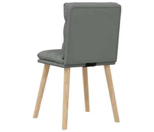Virtuves Krēsli, 6 Gab., Tumši Pelēks Audums Vidaxl