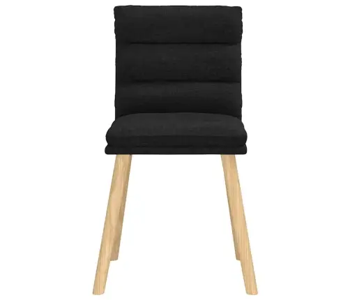 Valgomojo Kėdės, 6Vnt., Juodos Spalvos, Audinys