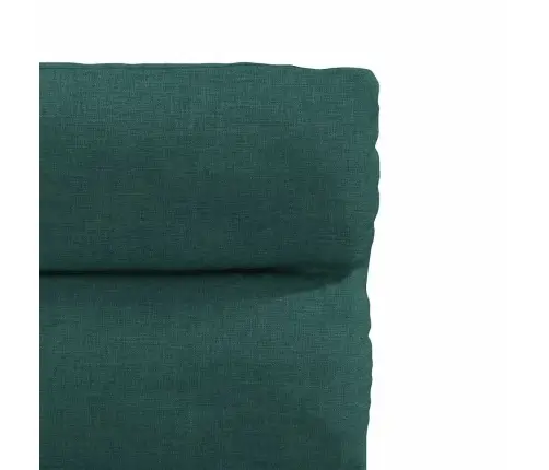 Virtuves Krēsli, 6 Gab., Tumši Zaļš Audums Vidaxl