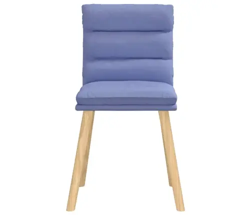 Valgomojo Kėdės, 6Vnt., Džinso Mėlynos Spalvos, Audinys Valgomojo Kėdės, 6Vnt., Džinso Mėlynos Spalvos, Audinys