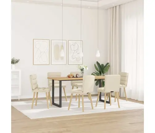 Virtuves Krēsli, 6 Gab., Lins Vidaxl