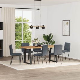 Söögitoolid 6 Tk, Tumehall, Samet