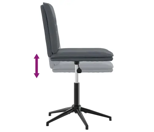 Virtuves Krēsli, 6 Gab., Tumši Pelēks Samts Vidaxl Virtuves Krēsli, 6 Gab., Tumši Pelēks Samts Vidaxl