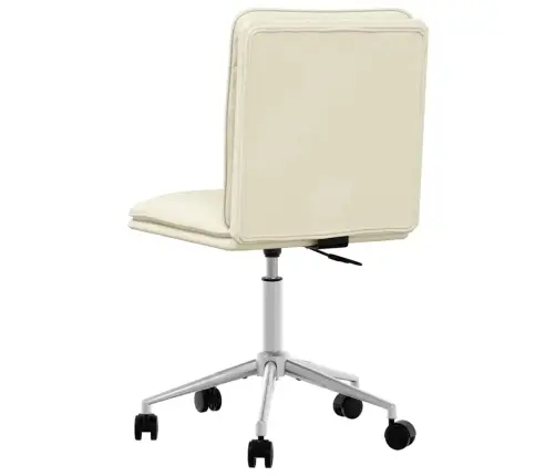 Virtuves Krēsli, 6 Gab., Krēmkrāsas Mākslīgā Āda Vidaxl