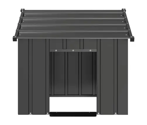 Katusega Koeramaja 85X107X81 Cm Galvaniseeritud Teras
