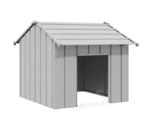 Katusega Koeramaja 85X107X81 Cm Galvaniseeritud Teras