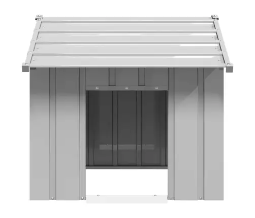 Katusega Koeramaja 85X107X81 Cm Galvaniseeritud Teras