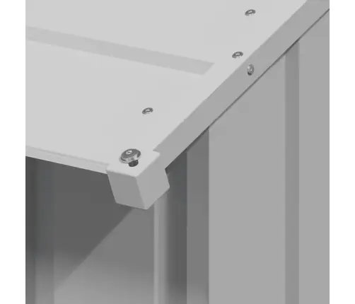 Šunų Namelis Su Stogu 131X101X102 Cm Cinkuoto Plieno