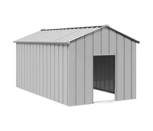 Šunų Namelis Su Stogu, 114X202X101cm Cinkuoto Plieno