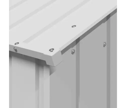 Šunų Namelis Su Stogu, 114X202X101cm Cinkuoto Plieno