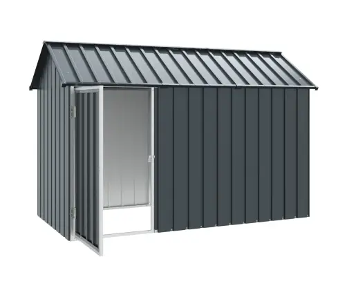 Paukščių Narvas Antracitas 215 X 112 X 141 Cm Cinkuota Plienas