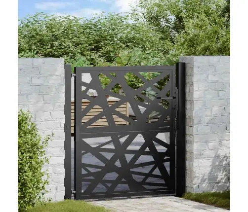 Sodo Vartai, Juodi, 100X100 cm Plienas, Šviestuvo Dizainas