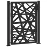 Aiavärav, Must, 100 X 125 cm Terasest, Valgusdisain