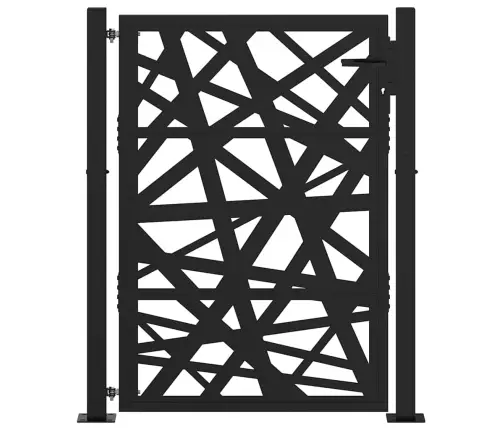Aiavärav, Must, 100 X 125 cm Terasest, Valgusdisain