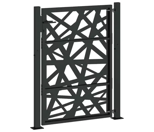 Aiavärav, Must, 100 X 125 cm Terasest, Valgusdisain