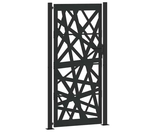 Aiavärav, Must, 100 X 200 cm Terasest, Valgusdisain
