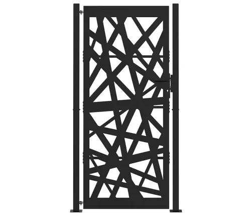 Aiavärav, Must, 100 X 200 cm Terasest, Valgusdisain