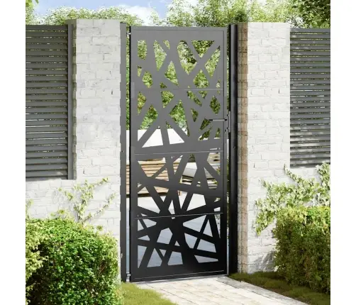Aiavärav, Must, 100 X 200 cm Terasest, Valgusdisain