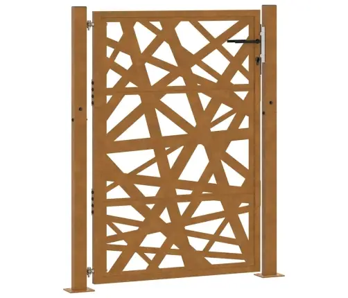 Aiavärav 105 X 130 Cm Ilmastikukindlast Terasest, Valgusdisain