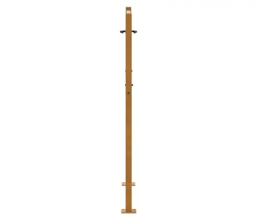 Aiavärav 105 X 130 Cm Ilmastikukindlast Terasest, Valgusdisain