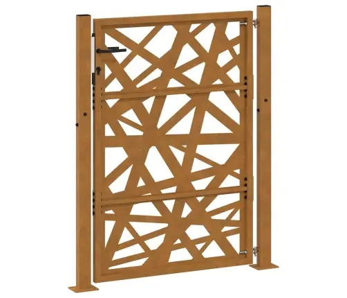 Aiavärav 105 X 130 Cm Ilmastikukindlast Terasest, Valgusdisain