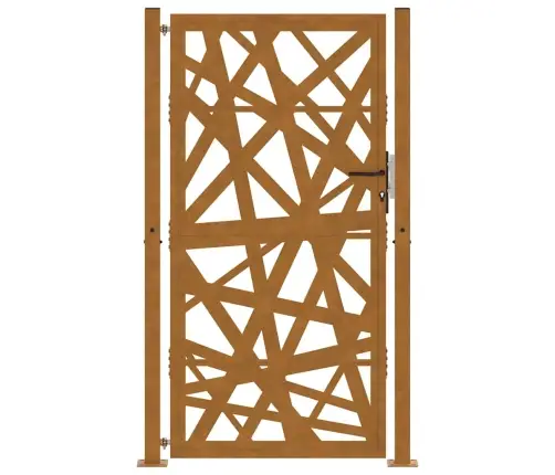 Sodo Vartai 105X180 Cm Atmosferos Poveikiui Atsparaus Plieno
