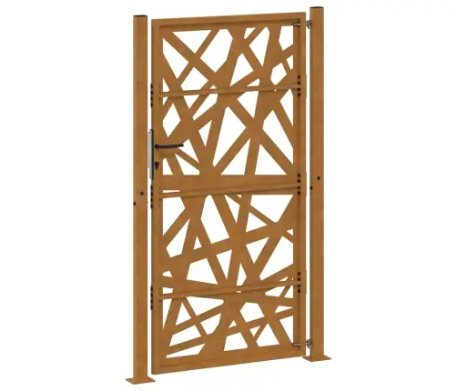 Sodo Vartai 105X180 Cm Atmosferos Poveikiui Atsparaus Plieno