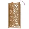Sodo Vartai 105X180 Cm Atmosferos Poveikiui Atsparaus Plieno