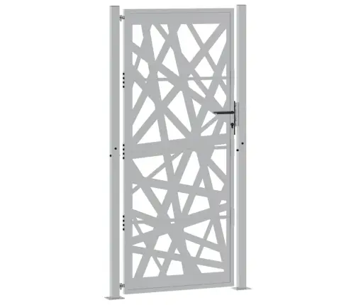 Dārza Vārti 105X205 Cm Laikapstākļu Tērauda Gaismas Dizains Vidaxl