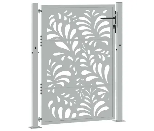 Dārza Vārti 105X130 Cm Laikapstākļu Tērauda Viļņu Dizains Vidaxl