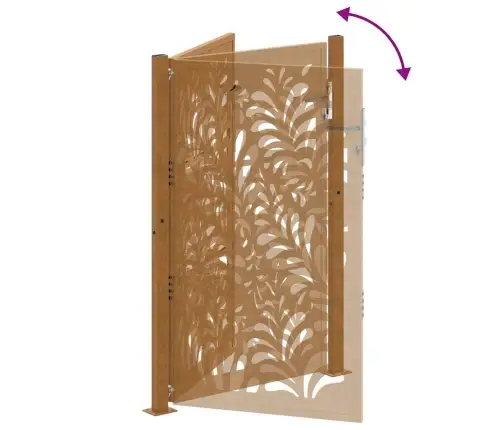 Sodo Vartai, 100X150 cm Atsparūs Oro Sąlygoms, Plienas, Banguotos Konstrukcijos