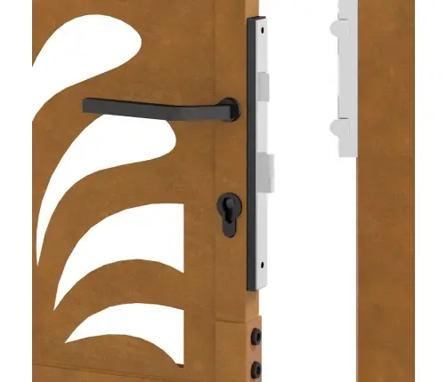 Sodo Vartai, 100X150 cm Atsparūs Oro Sąlygoms, Plienas, Banguotos Konstrukcijos